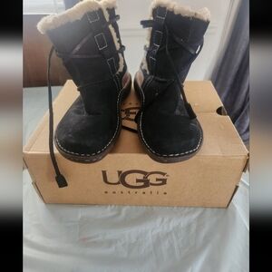 UGG Black Suede Boots